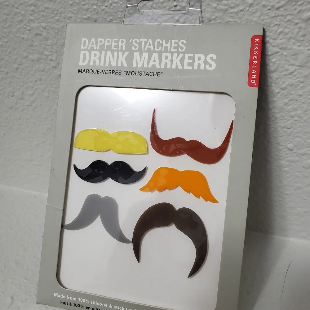 Drink Markers- Moustaches